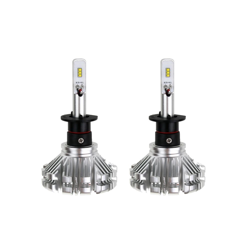 Amio - Λαμπτήρες SX SERIES τύπου H1 τάση λειτουργίας 6/12V απόδοσης 40W 6000K 3200lm με ενσωματωμένη ψύκτρα για Επιβατικά Αυτοκίνητα και Μοτοσυκλέτες - 2 τεμ. (01061/AM)