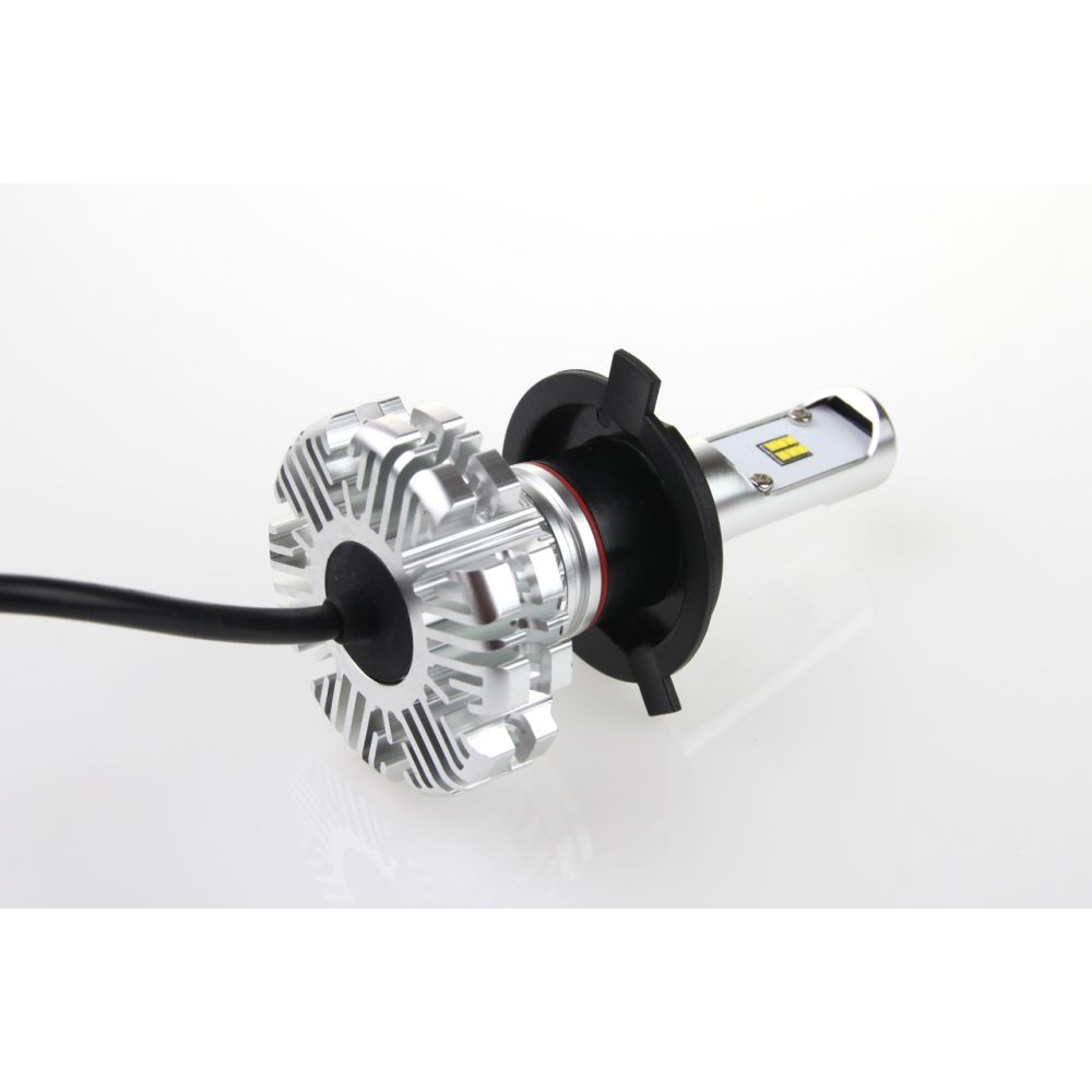 Amio - Λαμπτήρες SX SERIES τύπου H4 τάση λειτουργίας 6/12V απόδοσης 40W 6000K 3200lm με ενσωματωμένη ψύκτρα για Επιβατικά Αυτοκίνητα και Μοτοσυκλέτες - 2 τεμ. (01062/AM)