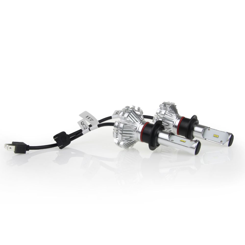 Amio - Λαμπτήρες SX SERIES τύπου H7 τάση λειτουργίας 6/12V απόδοσης 40W 6000K 3200lm με ενσωματωμένη ψύκτρα για Επιβατικά Αυτοκίνητα και Μοτοσυκλέτες - 2 τεμ. (01063/AM)