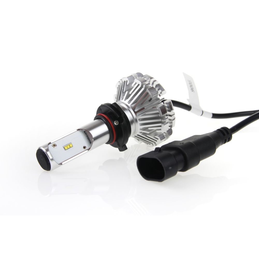 Amio - Λαμπτήρες SX SERIES τύπου HB3 τάση λειτουργίας 6/12V απόδοσης 40W 6000K 3200lm με ενσωματωμένη ψύκτρα για Επιβατικά Αυτοκίνητα και Μοτοσυκλέτες - 2 τεμ. (01067/AM)