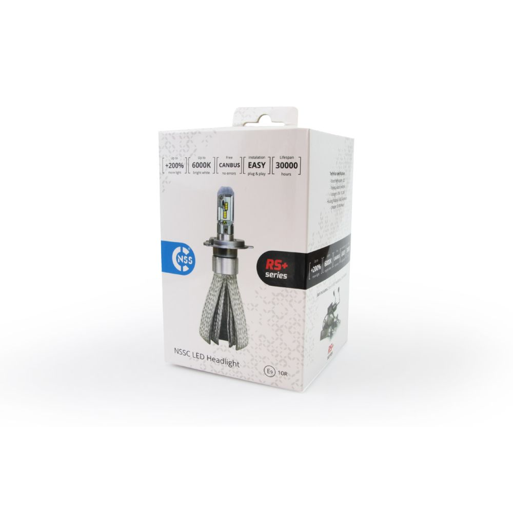 Amio - Σετ Λαμπτήρων Αυτοκινήτου και Φορτηγού RS+ SLIM SERIES τεχνολογίας LED τύπου H7 βάση PX26d τάση λειτουργίας 12-36V απόδοσης 50W χρώμα 6000K για Επιβατικά Αυτοκίνητα και Φορτηγά - 2 τεμ. (01083/AM)