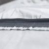 Amio - Κουκούλα Αυτοκινήτου Cotton 120g με φερμουάρ διάσταση 480 x 180 x 120 cm χρώμα ασημί μέγεθος Large για Επιβατικά Αυτοκίνητα - 1 τεμ. (01111/AM)