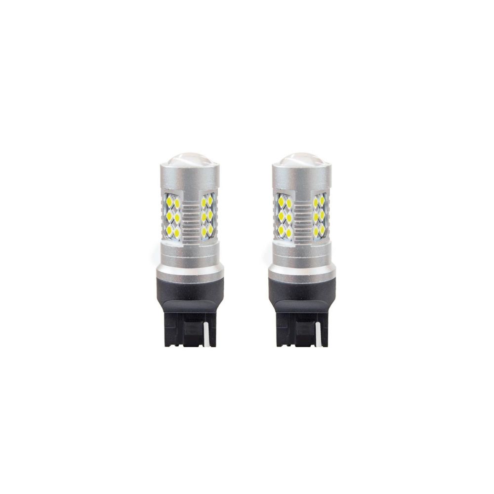 Amio - Λάμπα τύπου W21W T20 LED τάση λειτουργίας 12/24V απόδοση 6.2W 5600K CAN‑BUS λευκό 18x56mm – 2 τεμ. (01173/AM) για φώτα αυτοκινήτου
