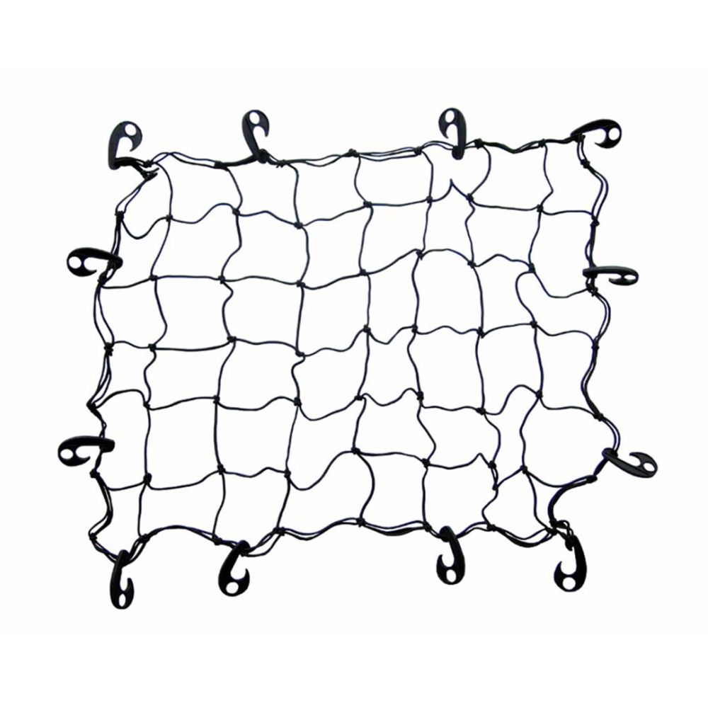 Amio Δίχτυ Αποσκευών Ελαστικό με Γαντζάκια 120x80cm CNET-02 για Πορτ Μπαγκάζ/Καρότσα - 1 τεμ. (01273/AM)