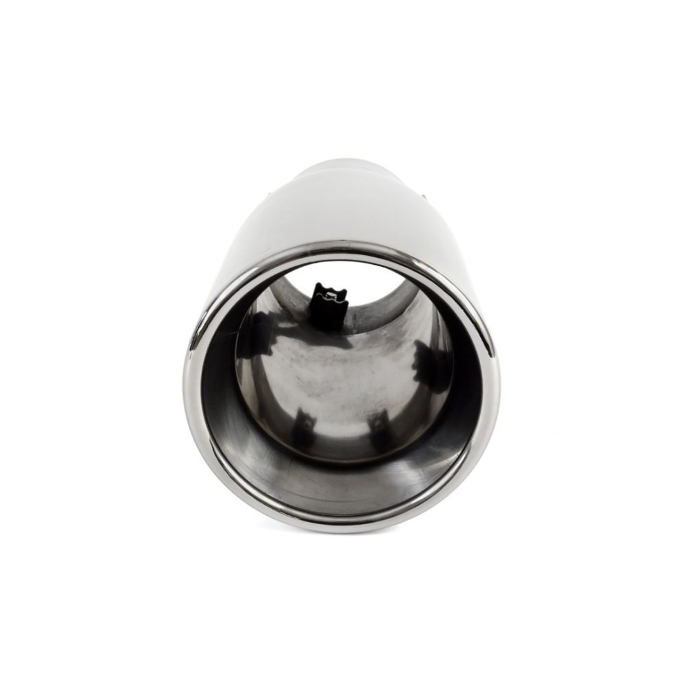 Amio - Άκρο Εξάτμισης MT-018 Στρογγυλό Inox για Απολήξεις 50-65mm από Ανοξείδωτο Χάλυβα για Βελτίωση Εμφάνισης και Ήχου Αυτοκινήτου - 1 τεμ. (01318/AM)