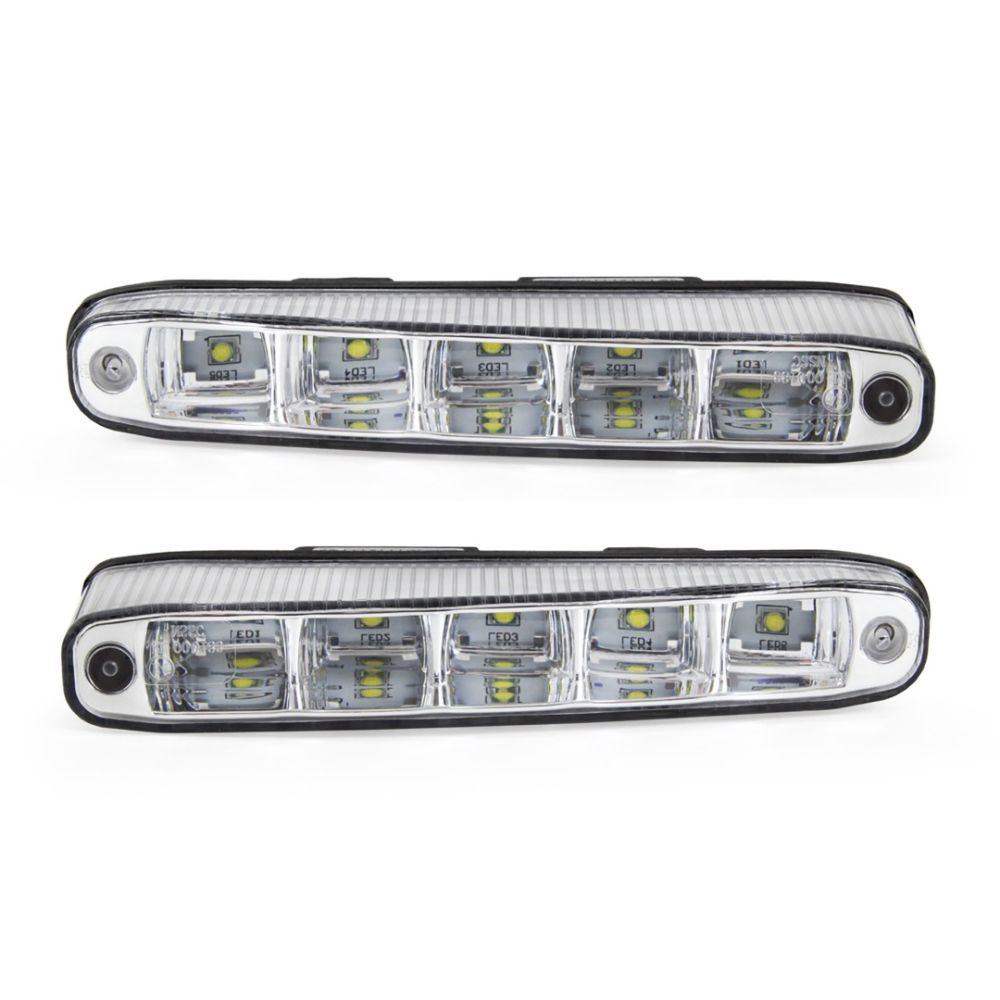 Amio – Φώτα Ημέρας DRL LED 12/24V 1000Lm για Αυξημένη Ορατότητα & Ασφάλεια σε Αυτοκίνητο & Φορτηγό – Σετ 2 Τεμ. (01522/AM)