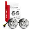 Amio – Στρογγυλά Φώτα Ημέρας DRL LED 12/24V 800Lm για Αυξημένη Ορατότητα & Ασφάλεια σε Αυτοκίνητο & Φορτηγό – Σετ 2 Τεμ. (01524/AM)