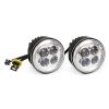 Amio – Στρογγυλά Φώτα Ημέρας DRL LED 12V 800Lm για Αυξημένη Ορατότητα & Ασφάλεια σε Αυτοκίνητο – Σετ 2 Τεμ. (01525/AM)