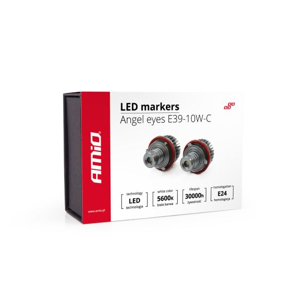 ΛΑΜΠΑΚΙΑ ΓΙΑ ANGEL 270lm 10W ΓΙΑ BMW ΣΕΙΡΑ 1+3+5 E39/E53/E65/E66/E60/E61/E63/E64/E87 2ΤΕΜ.