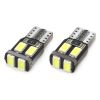 Amio – Λαμπάκια LED T10 W5W 12V 1W 5600K 6xSMD 5730 CANBUS Καρφωτά για Ισχυρό Λευκό Φωτισμό σε Καθημερινή Χρήση – Σετ 2 Τεμ. (01622/AM)