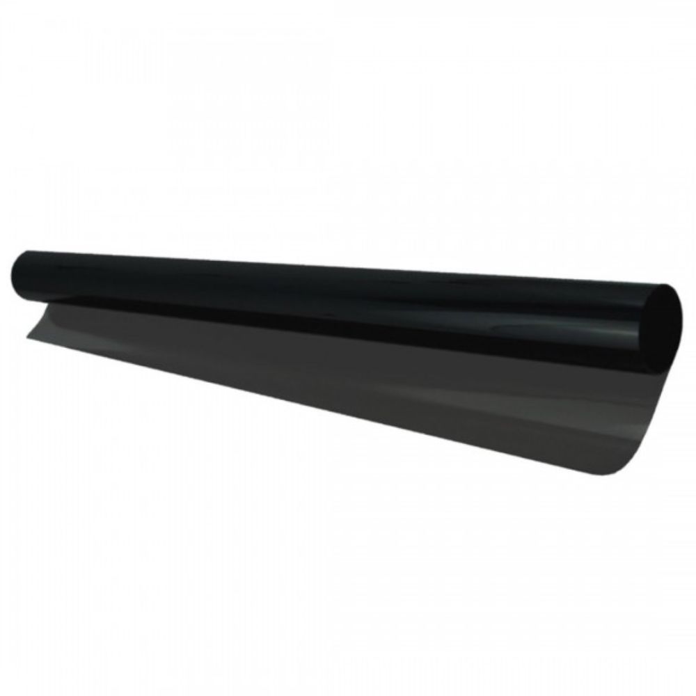 Amio - Αντιηλιακή Μεμβράνη Φιμέ Super Dark Black 5% 75x300cm Για Μέγιστη Σκίαση Και Προστασία Από UV Για Τζάμια Αυτοκινήτου – 1 Τεμ. (01657/AM)