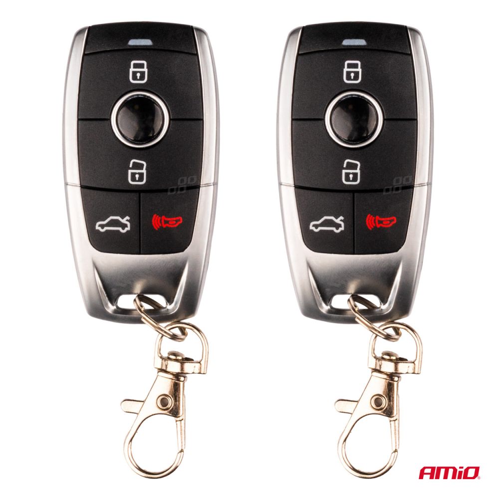 Amio - Σύστημα Keyless Entry Vertex KE14 12V Με Τηλεχειρισμό 433MHz Rolling Code Για Ασφαλή Εγκατάσταση Και Έλεγχο Κεντρικού Κλειδώματος – 1 Τεμ. (01679/AM)