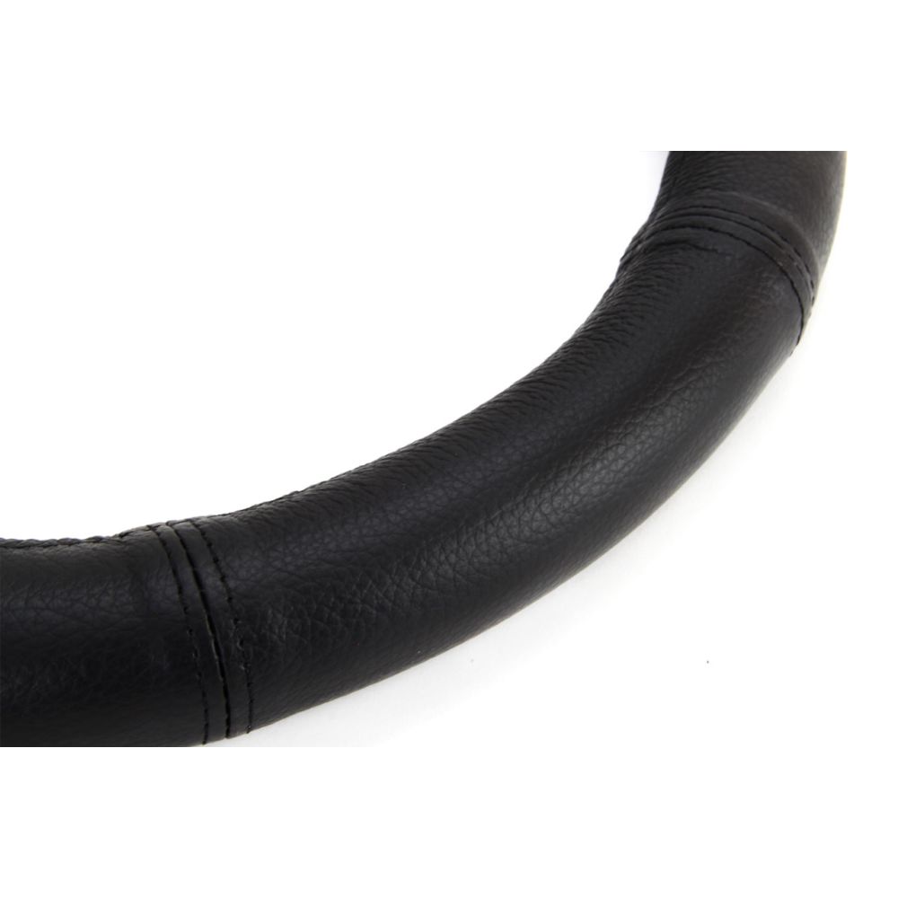 Amio - Κάλυμμα Τιμονιού Μαύρο από Δέρμα 4XL 49-51cm για εξαιρετικά μεγάλα τιμόνια με σταθερό κράτημα και άνεση σε πολύωρη χρήση με ανθεκτική εφαρμογή - 1 Τεμ. (01771/AM)