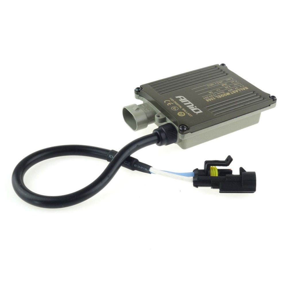 Amio - Kit Xenon Bi-Xenon H4-3 8000K 35W CANBUS 12/24V για έντονο ψυχρό φωτισμό και καθαρή δέσμη χωρίς σφάλματα στο καντράν - 1 Σετ (01793/AM)