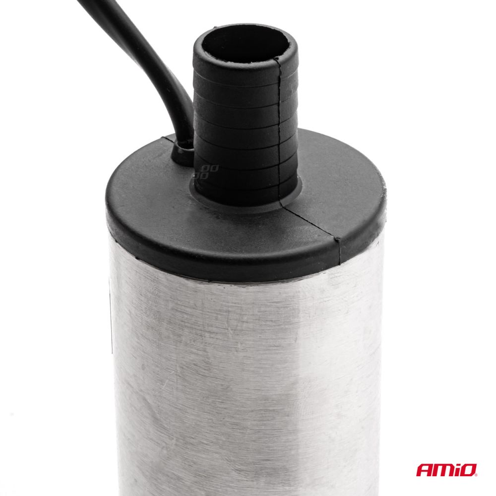 Amio - Αντλία Αναρρόφησης Υγρών Ηλεκτρική 24V 60W διαμέτρου 51mm με παροχή 25L/min για άντληση πετρελαίου και λαδιού με υψηλή απόδοση και εύκολη χρήση σε δεξαμενές - 1 Τεμ. (02069/AM)
