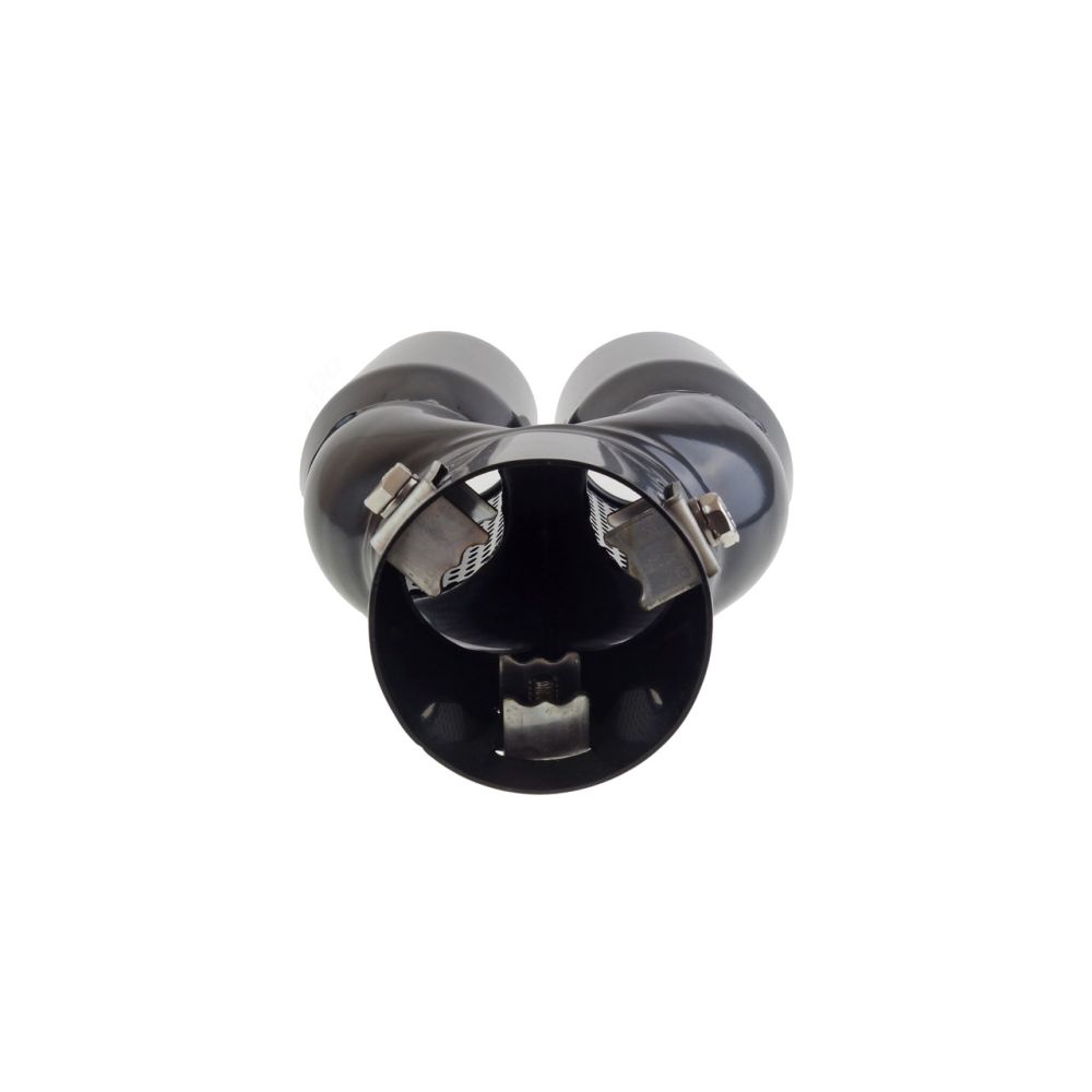 Amio - ΑΚΡΟ ΕΞΑΤΜΙΣΗΣ ΔΙΠΛΗ ΑΠΟΛΗΞΗ ΜΑΥΡΟ 130x215mm Φ35>50mm - 1 τεμ. (02194/AM)