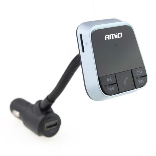 FM TRANSMITTER ΑΝΑΜΕΤΑΔΟΤΗΣ ΑΝΑΠΤΗΡΑ BT-01 12/24V ΜΕ ΦΟΡΤΙΣΤΗ USB 2,4A AMiO - 1 ΤΕΜ.