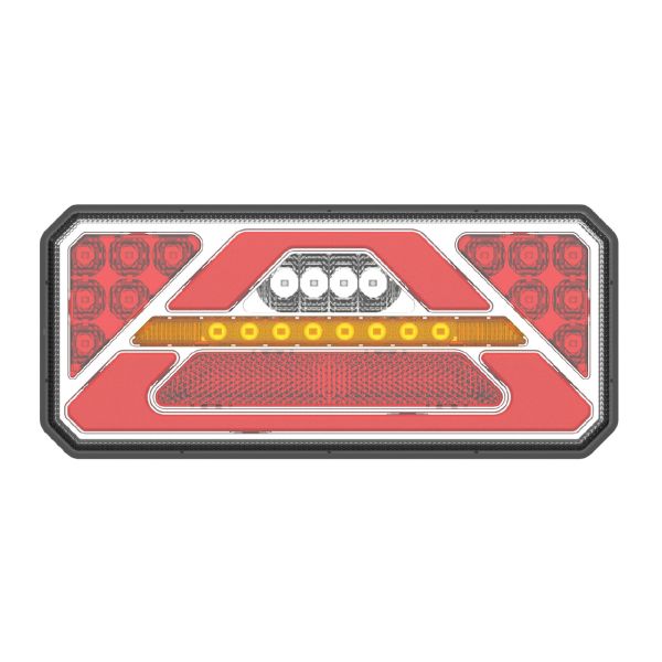 ΦΑΝΑΡΙ ΠΙΣΙΝΟ ΔΕΞΙ RCL-02-R 10-30V LED 236x104x40mm ΜΕ ΚΑΛΩΔΙΟ 1ΤΕΜ
