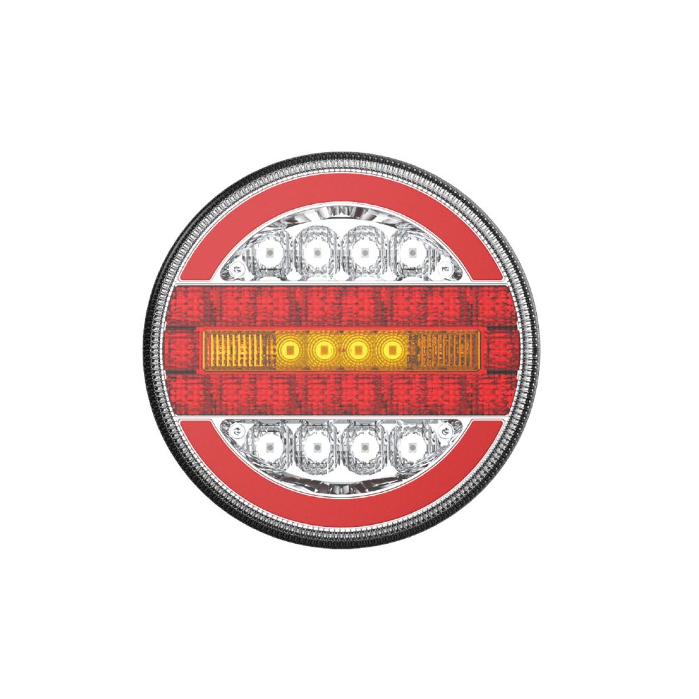Amio - ΦΑΝΑΡΙ ΠΙΣΙΝΟ RCL-07-LR 10-30V LED ΣΤΡΟΓΓΥΛΟ Φ140x38mm ΜΕ ΚΑΛΩΔΙΟ 1ΤΕΜ (02372/AM)