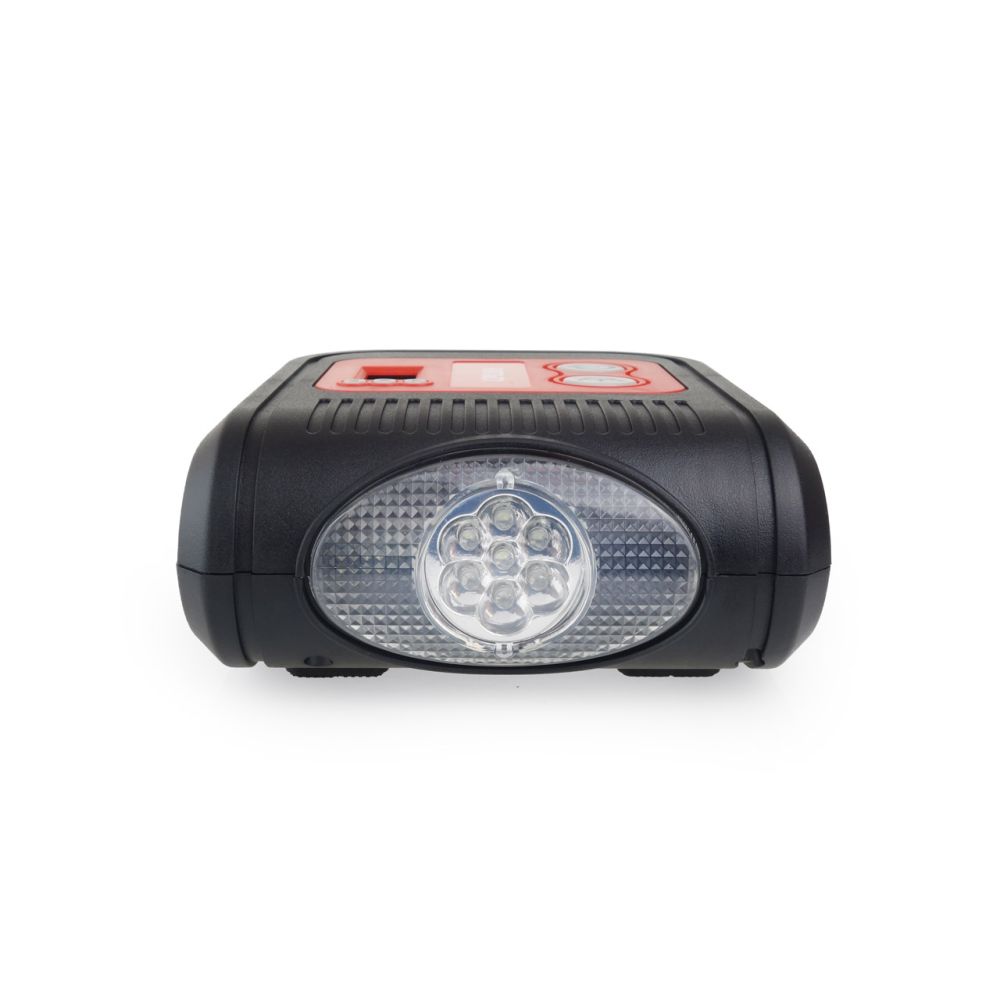 Amio - ΚΟΜΠΡΕΣΕΡ ΑΕΡΑ ΕΛΑΣΤΙΚΩΝ ΨΗΦΙΑΚΟ 12V 150psi 10bar ΜΕ LED ΦΑΚΟ & ΚΑΛΩΔΙΟ 300cm - 1 τεμ. (02380/AM)