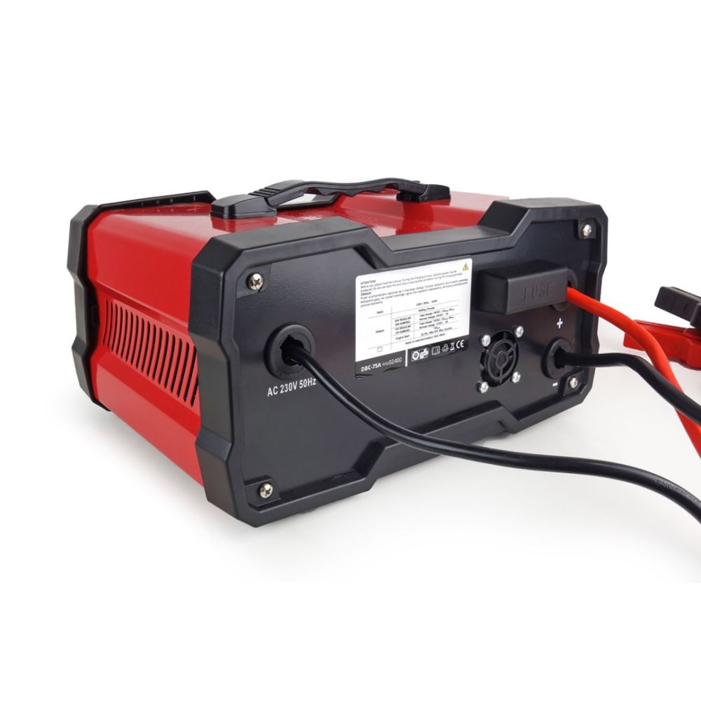 Amio - ΕΚΚΙΝΗΤΗΣ/ΦΟΡΤΙΣΤΗΣ ΜΠΑΤΑΡΙΑΣ 12/24V 12A (75Α START ENGINE) ΜΕ TESTER ΚΑΙ ΠΡΟΣΤΑΣΙΑ ΥΠΕΡΦΟΡΤΩΣΗΣ – 1 ΤΕΜ. (02400/AM)