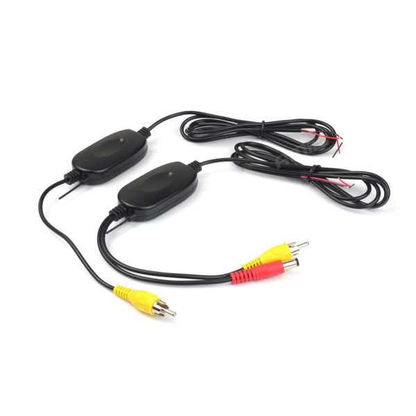 ΚΑΛΩΔΙΟ ΣΥΝΔΕΣΗΣ RCA ΜΕ ΠΟΜΠΟ & ΔΕΚΤΗ 12V 2.4Ghz (ΓΙΑ ΑΣΥΡΜΑΤΗ ΣΥΝΔΕΣΗ ΚΑΜΕΡΑΣ & ΟΘΟΝΗΣ)