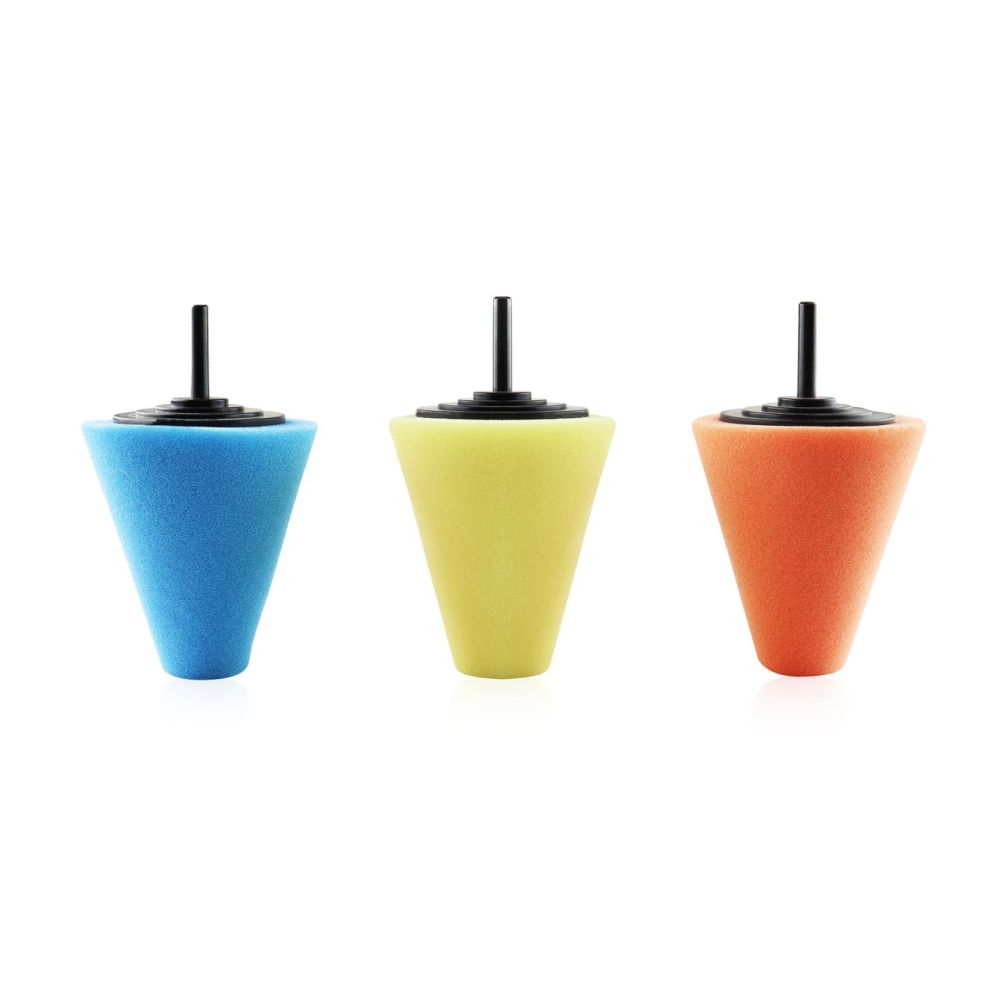 Amio - ΣΦΟΥΓΓΑΡΑΚΙΑ ΓΥΑΛΙΣΜΑΤΟΣ ΖΑΝΤΩΝ ΣΕ ΚΩΝΙΚΟ 3ΤΕΜ. (02518/AM)