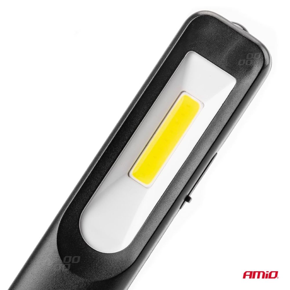 Amio - ΦΑΚΟΣ ΕΡΓΑΣΙΑΣ ΧΕΙΡΟΣ ΜΕ ΓΑΝΤΖΟ/ΜΑΓΝΗΤΗ MICRO USB COB+XPE LED 1200mAh 22x28x164mm - 1 τεμ. (02817/AM)