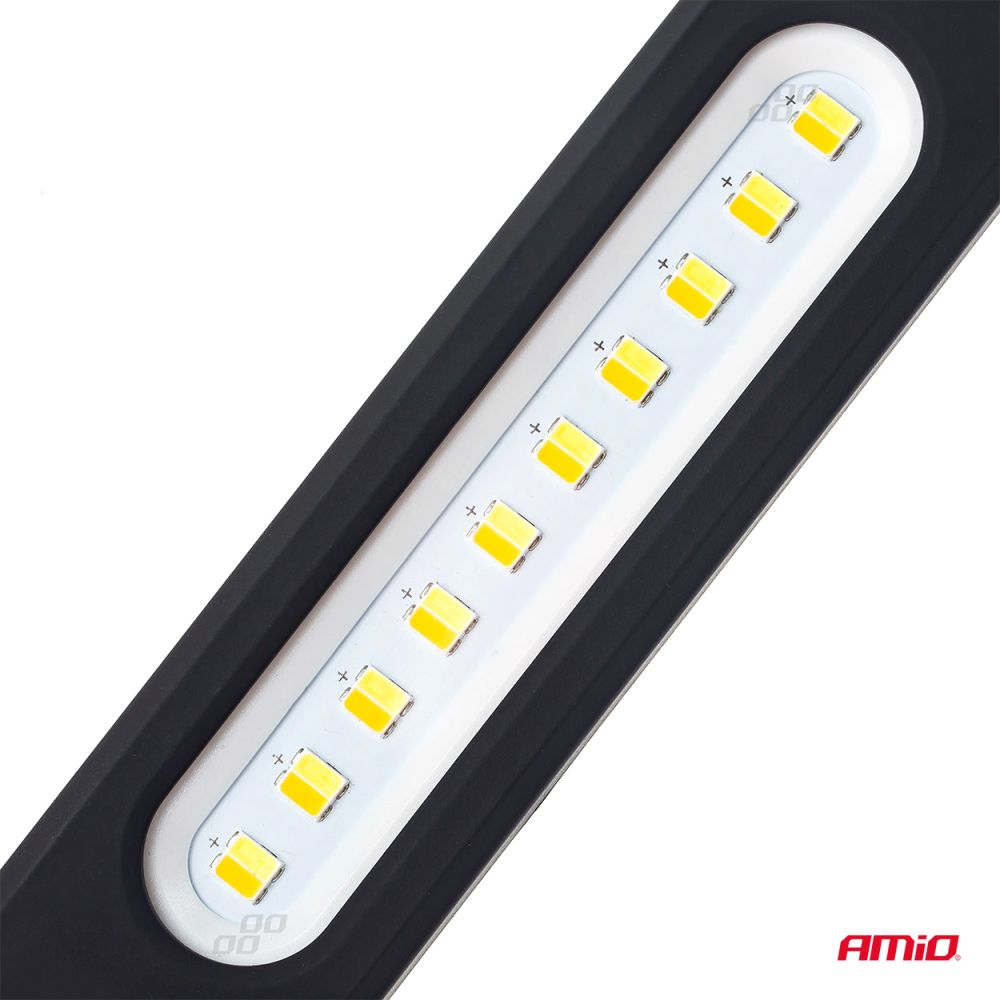 Amio - ΦΑΚΟΣ ΕΡΓΑΣΙΑΣ ΧΕΙΡΟΣ ΜΕ ΜΑΓΝΗΤΗ MICRO USB SMD LED 1200mAh 37x16x241mm - 1 ΤΕΜ. (02819/AM)