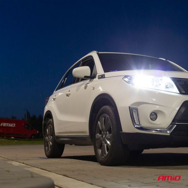 Amio - Λάμπες Led Η7 12V/24V 44W 6.500K 3.800lm COB - 2 τεμ. (02844/AM)