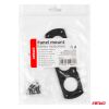 Amio - ΠΑΝΕΛ ΤΡΙΠΛΟ ΓΙΑ ΠΡΙΖΕΣ ΜΑΥΡΟ MOD-13 151x43x4,5 mm ΔΙΑΜΕΤΡΟ ΤΡΥΠΑΣ: 3cm (02864/AM)