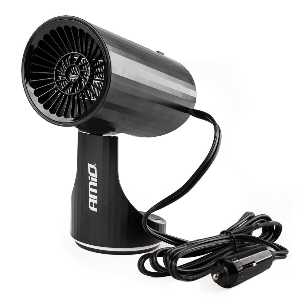 Amio - ΑΕΡΟΘΕΡΜΟ ΑΝΑΠΤΗΡΑ 12V - 150W (ΚΑΛΩΔΙΟ 150 cm) ΜΑΥΡΟ 150x100x80 mm - 1 ΤΕΜ. (02898/AM)