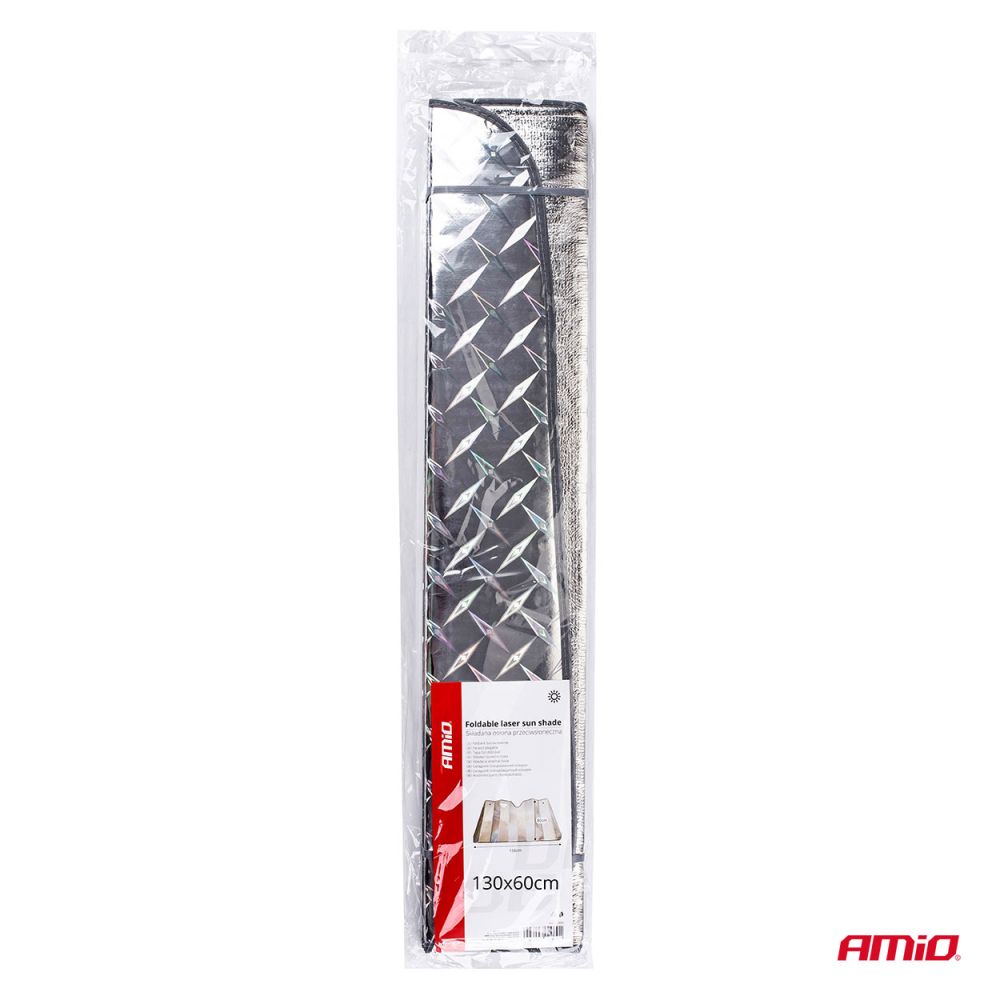 Amio - ΗΛΙΟΠΡΟΣΤΑΣΙΑ ΕΣΩΤΕΡΙΚΗ ΠΑΡΜΠΡΙΖ 130x60cm LASER - 1 ΤΕΜ. (02907/AM)