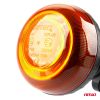 Amio - ΦΑΡΟΣ ΠΕΡΙΣΤΡΕΦΟΜΕΝΟΣ LED MINI 12/24V 18SMD ΕΛΑΣΤΙΚΟΣ ΒΙΔΩΤΟΣ ΠΟΡΤΟΚΑΛΙ 138x86mm -1 ΤΕΜ. (02921/AM)