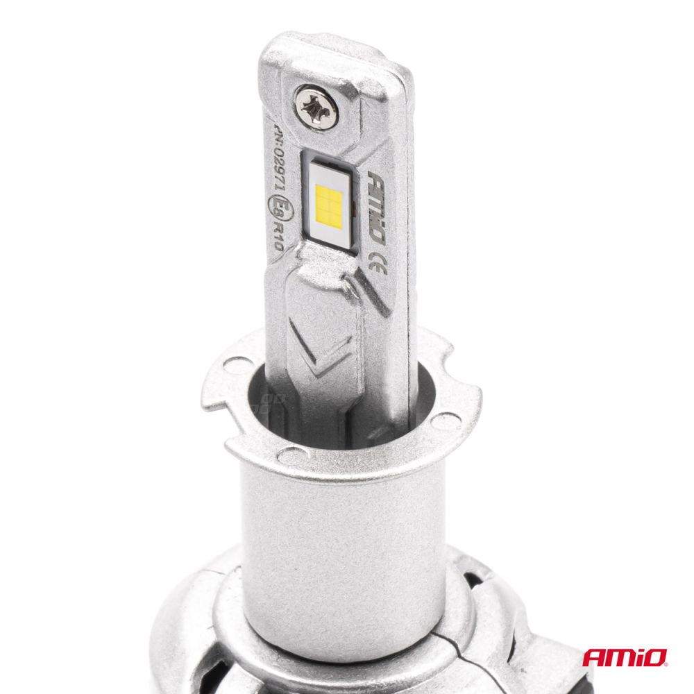 Amio - ΛΑΜΠΕΣ LED H3 10-16V 72W 6.500K 7920lm CAN BUS (ME ΑΝΕΜΙΣΤΗΡΑΚΙ) X2 SERIES - 2ΤΕΜ. (02971/AM)