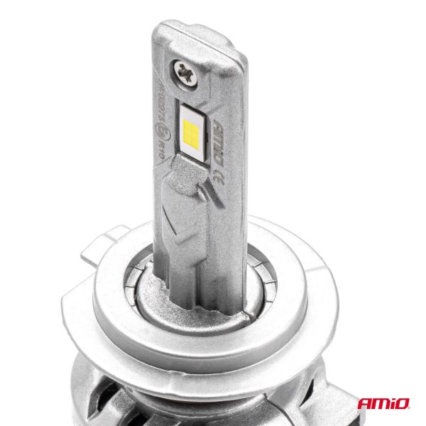 ΛΑΜΠΕΣ LED H7/Η18 10-16V 72W 6.500K 7920lm CANBUS (ΑΝΕΜΙΣΤΗΡΑΚΙ) X2 SERIES AMIO - 2ΤΕΜ.