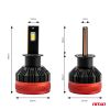 Amio - ΛΑΜΠΕΣ LED H3 10-16V 90W 6.500K 9900lm CAN BUS (ME ΑΝΕΜΙΣΤΗΡΑΚΙ) X3 SERIES - 2ΤΕΜ. (02978/AM)