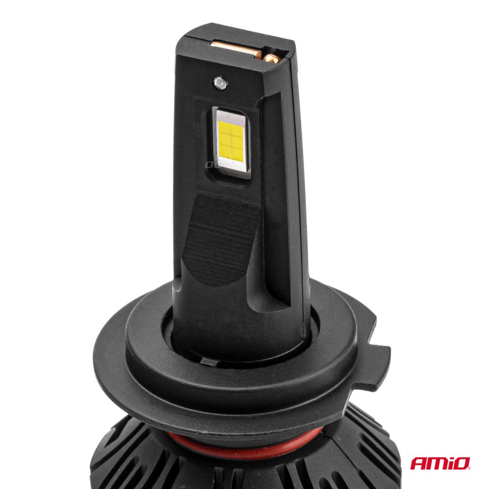 Amio - ΛΑΜΠΕΣ LED H7 9-16V 90W 6.500K 9900lm CAN BUS (ME ΑΝΕΜΙΣΤΗΡΑΚΙ) X3 SERIES - 2ΤΕΜ. (02980/AM)