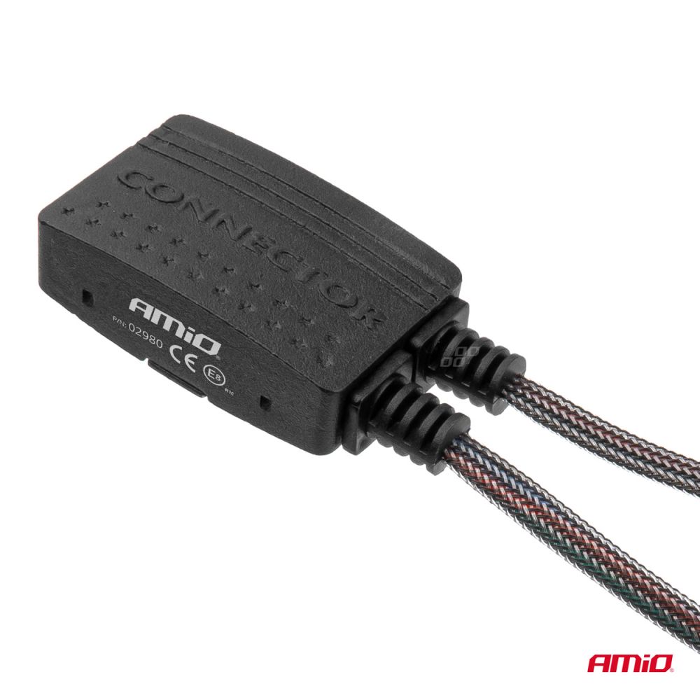 Amio - ΛΑΜΠΕΣ LED H7 9-16V 90W 6.500K 9900lm CAN BUS (ME ΑΝΕΜΙΣΤΗΡΑΚΙ) X3 SERIES - 2ΤΕΜ. (02980/AM)