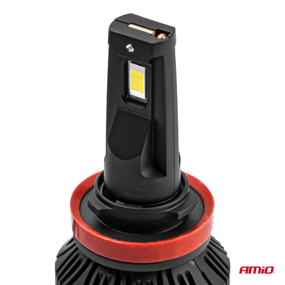 Amio - ΛΑΜΠΕΣ LED CAN-BUS H8/9/11 9>16V 90W 6.500K 9900lm (ΜΕ ΑΝΕΜΙΣΤΗΡΑΚΙ) X3 SERIES - 2 Τεμ. (02981/AM)