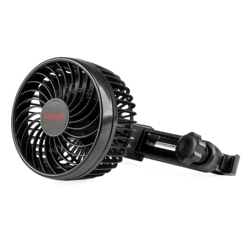 Amio - ΑΝΕΜΙΣΤΗΡΑΣ 12V 4,5'' (12,2cm) ΜΕ ΦΙΣ ΑΝΑΠΤΗΡΑ 2 ΤΑΧΥΤΗΤΩΝ & ΣΤΗΡΙΞΗ ΣΤΟ ΠΡΟΣΚΕΦΑΛΟ PRO SERIES - 1 TEM. (03007/AM)