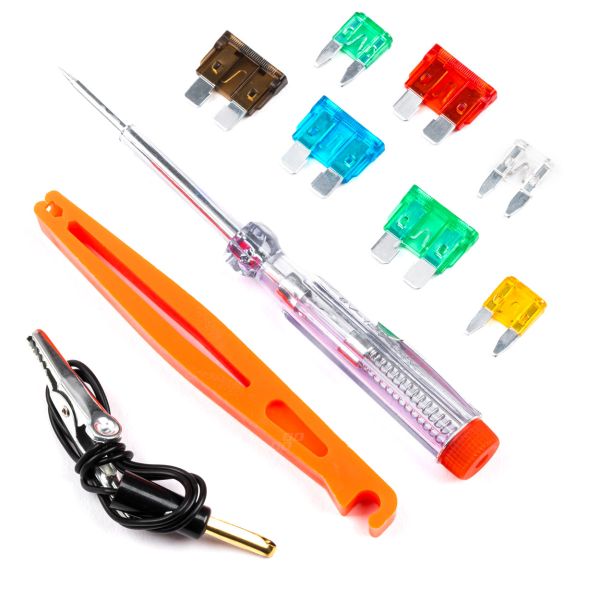 Amio - ΑΣΦΑΛΕΙΕΣ STANDARD/MICRO ΜΕ ΔΟΚΙΜΑΣΤΙΚΟ ΚΑΤΣΑΒΙΔΙ 6-24V & ΕΡΓΑΛΕΙΟ ΑΦΑΙΡΕΣΗΣ SET - 150 ΤΕΜ. (03037/AM)