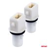 Amio - ΦΙΣΑ/ΠΡΙΖΑ 12/24V 2 ΕΠΑΦΩΝ ΓΙΑ ΛΑΜΠΕΣ T10 /W5W/ W3W /W16W ΧΩΡΙΣ ΚΑΛΩΔΙΟ - 2 ΤΕΜ. (03047/AM)