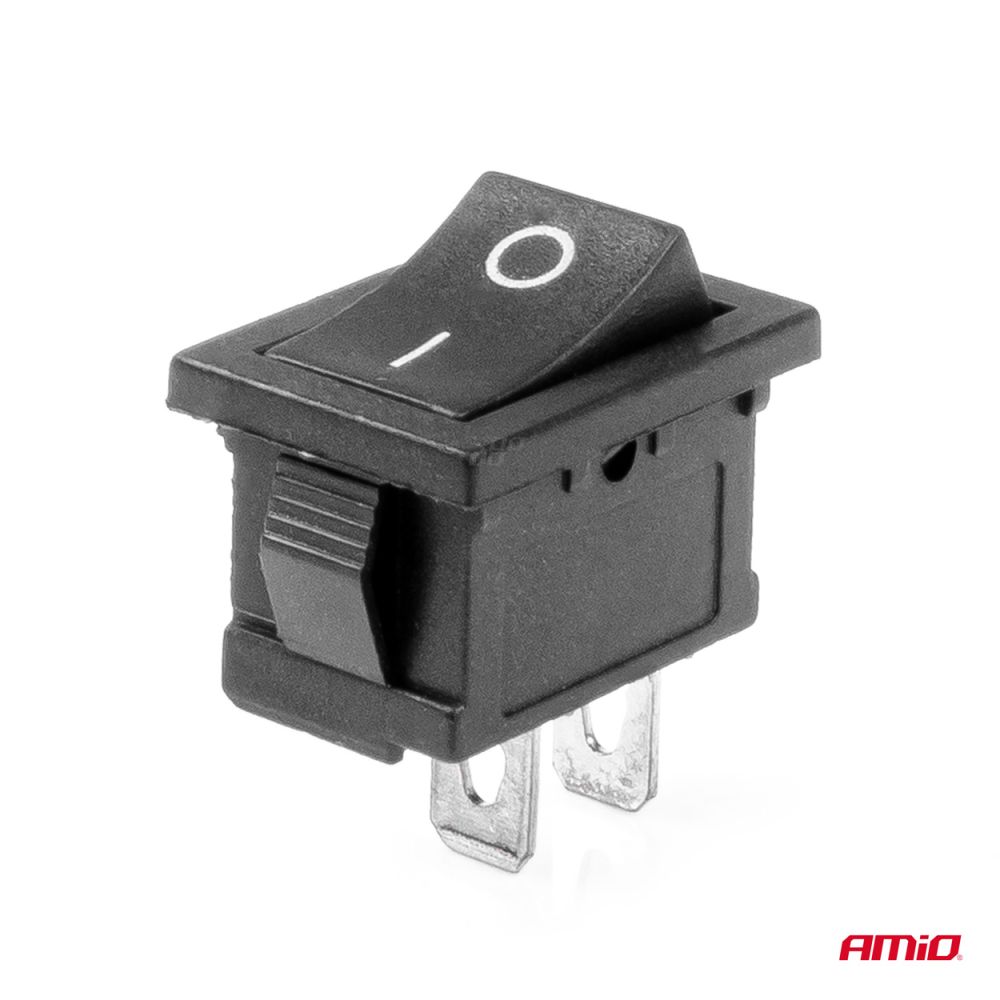 ΠΡΟΣΦΟΡΑ Amio - ΔΙΑΚΟΠΤΗΣ ON/OFF 3 ΕΠΑΦΩΝ 12V 20A 12mm x 19mm ΜΑΥΡΟΣ - 1 ΤΕΜ. (03082/AM)