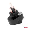 Amio - ΔΙΑΚΟΠΤΗΣ ON/OFF 3 ΕΠΑΦΩΝ ΜΕ LED ΚΙΤΡΙΝΟ 12/24V Φ12mm 30A ΜΕ ΣΠΕΙΡΩΜΑ ΟΒΑΛ - 1 ΤΕΜ. (03088/AM)