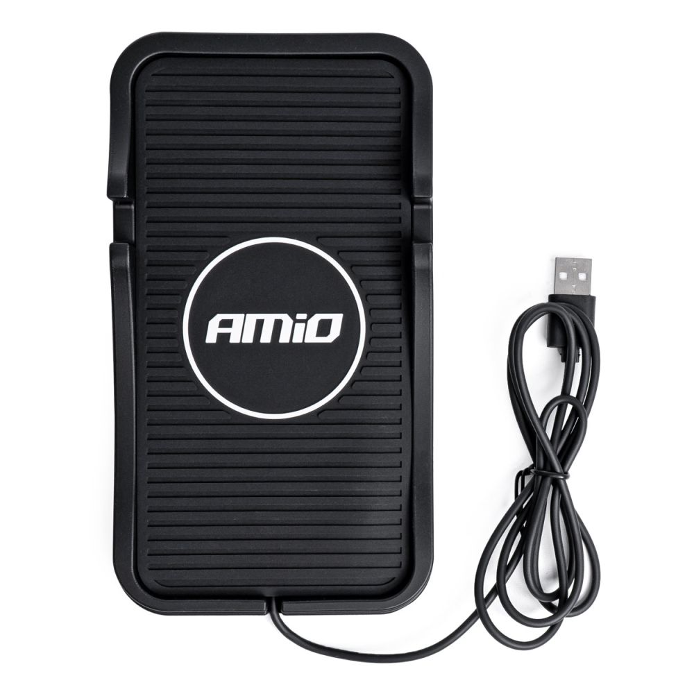 Amio - ΠΑΝΕΛ ΑΣΥΡΜΑΤΗΣ ΦΟΡΤΙΣΗΣ ΚΙΝΗΤΟΥ 3A 15W 186x103mm - 1 TEM. (03145/AM)