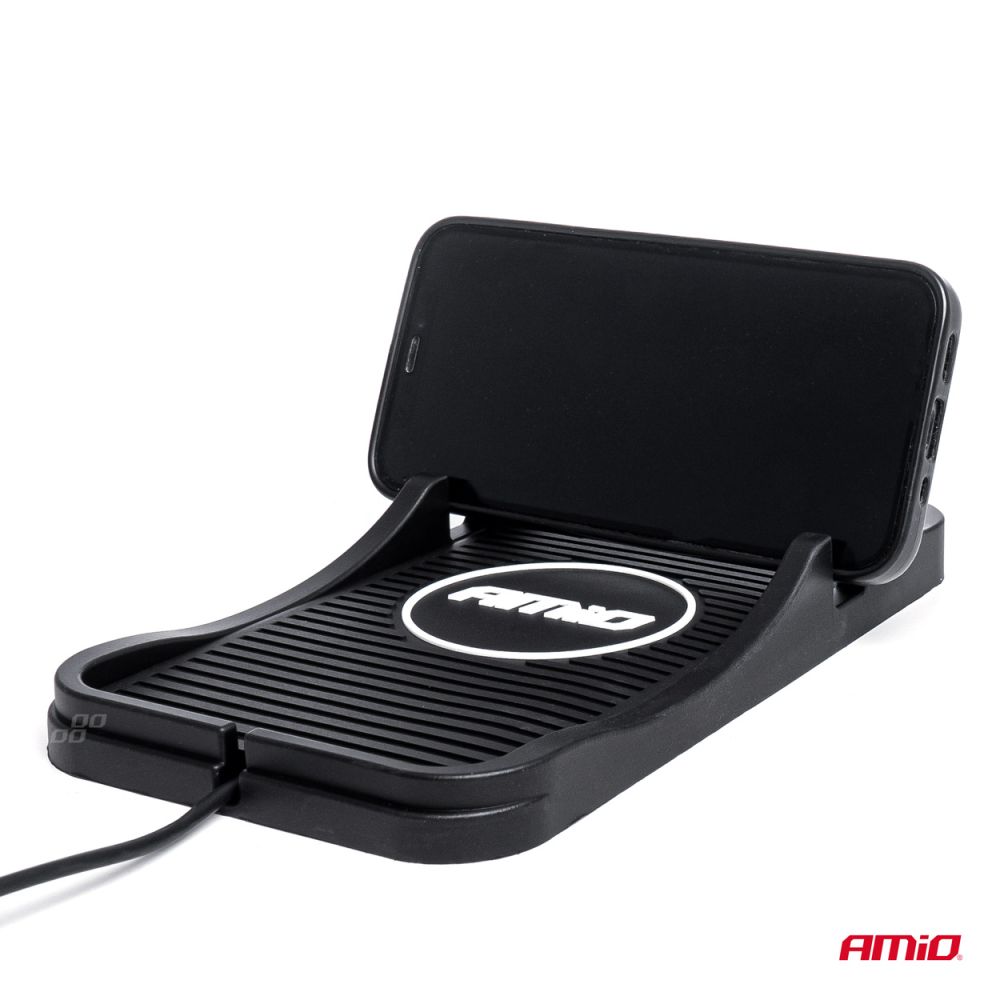 Amio - ΠΑΝΕΛ ΑΣΥΡΜΑΤΗΣ ΦΟΡΤΙΣΗΣ ΚΙΝΗΤΟΥ 3A 15W 186x103mm - 1 TEM. (03145/AM)