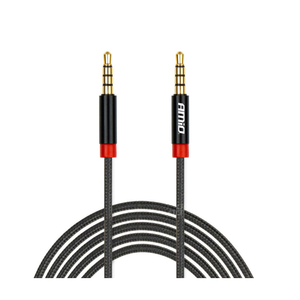 Amio - ΚΑΛΩΔΙΟ ΣΥΝΔΕΣΗΣ AUX MINI JACK>JACK 3,5mm 250cm - 1 TEM. (03270/AM)