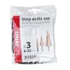 Amio - ΤΡΥΠΑΝΙΑ ΚΩΝΙΚΑ ΤΙΤΑΝΙΟΥ (HSS) 4-12mm/4-20mm/4-32mm - 3 TEM. (03271/AM)