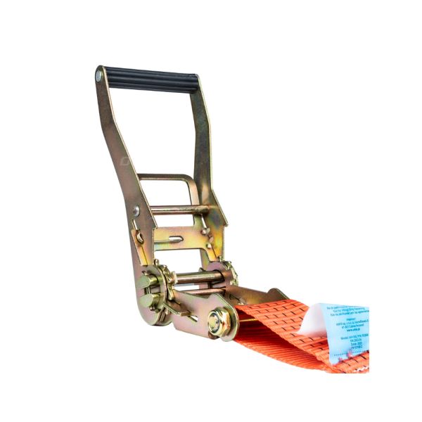 Amio - ΙΜΑΝΤΑΣ ΔΕΣΙΜΑΤΟΣ ΜΕ ΚΑΣΤΑΝΙΑ ΚΑΙ ΜΕΤΑΛΛΙΚΟΥΣ ΓΑΝΤΖΟΥΣ 8m/50mm 5000kg ΚΟΚΚΙΝΟ - 1 τεμ. (03299/AM)